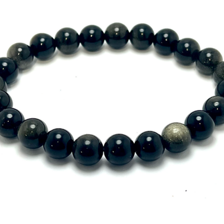 Gold Obsidian Bracelet